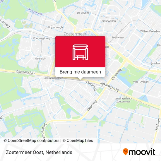 Zoetermeer Oost kaart