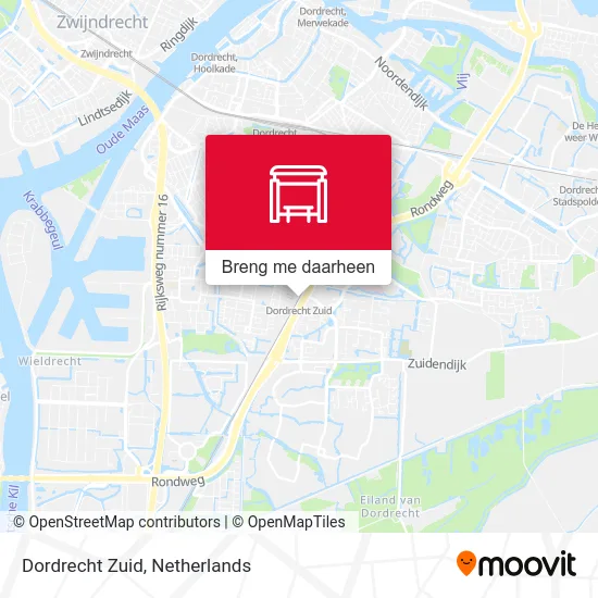 Dordrecht Zuid kaart