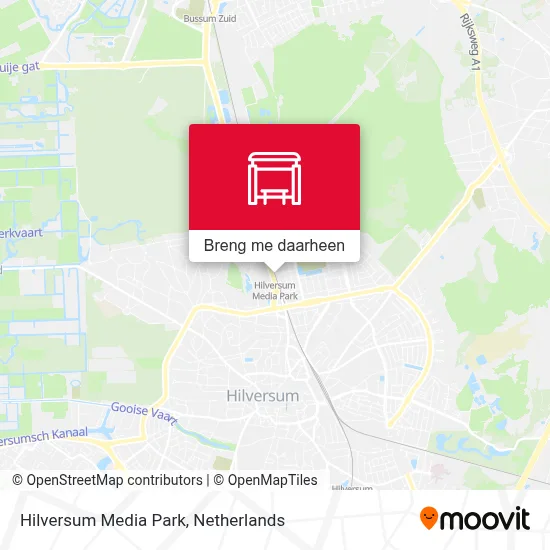 Hilversum Media Park kaart