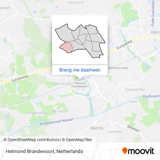 Helmond Brandevoort kaart