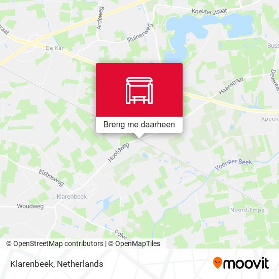 Klarenbeek kaart