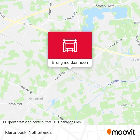 Klarenbeek kaart