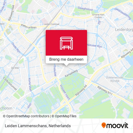 Leiden Lammenschans kaart