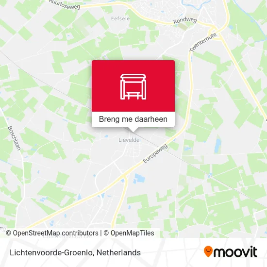 Lichtenvoorde-Groenlo kaart