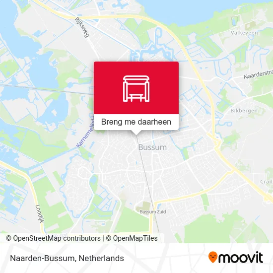 Naarden-Bussum kaart