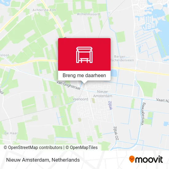 Nieuw Amsterdam kaart