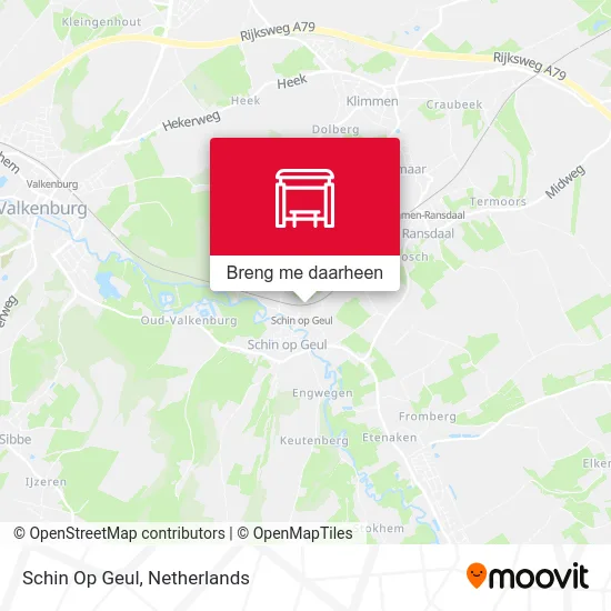 Schin Op Geul kaart