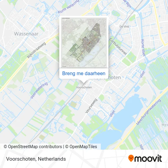 Voorschoten kaart