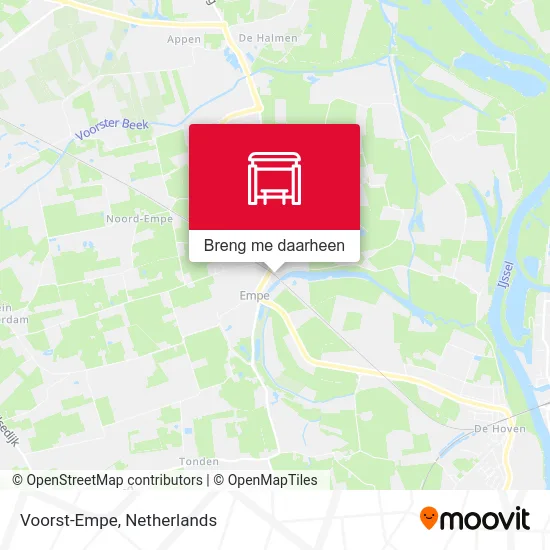 Voorst-Empe kaart