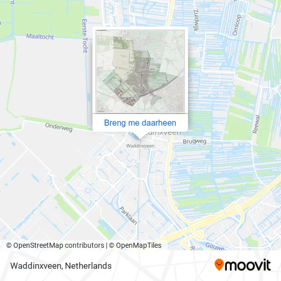 Waddinxveen kaart