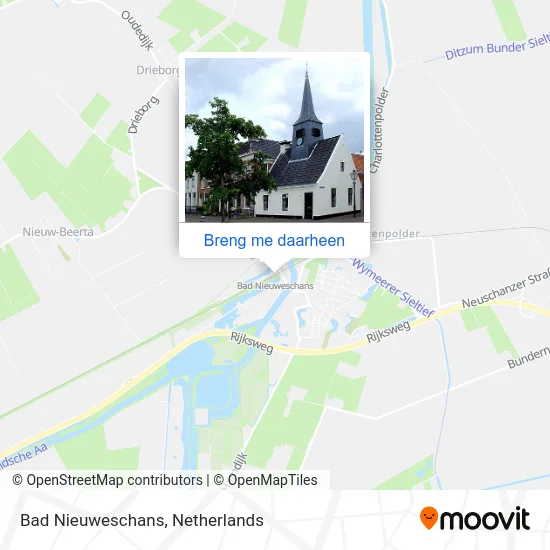 Bad Nieuweschans kaart