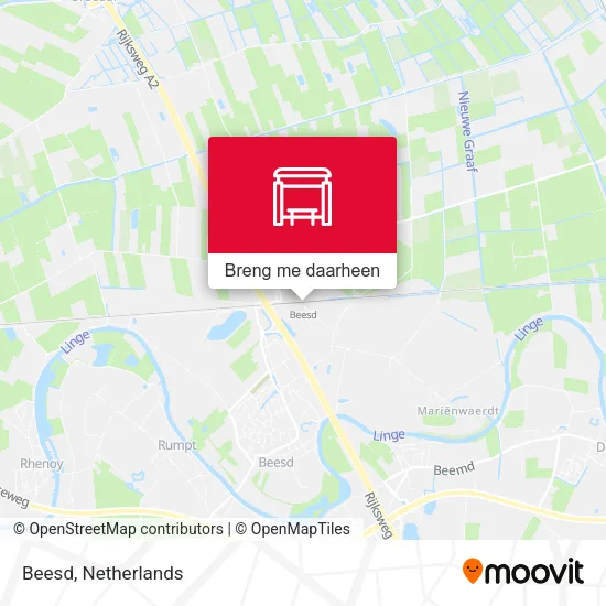 Beesd kaart