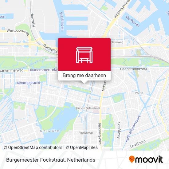 Burgemeester Fockstraat kaart