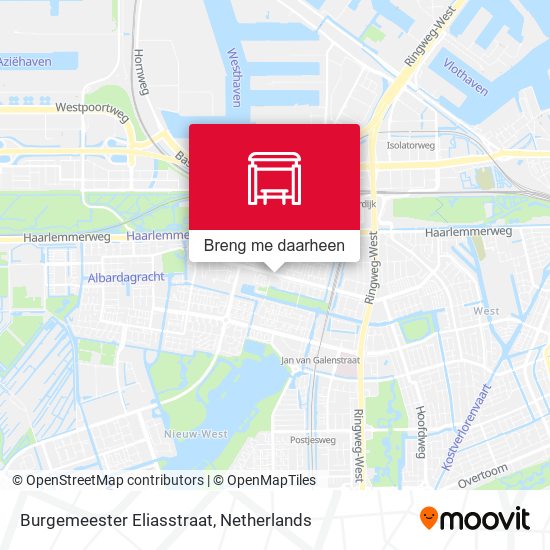 Burgemeester Eliasstraat kaart