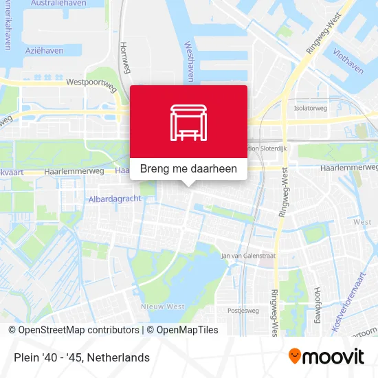 Plein '40 - '45 kaart