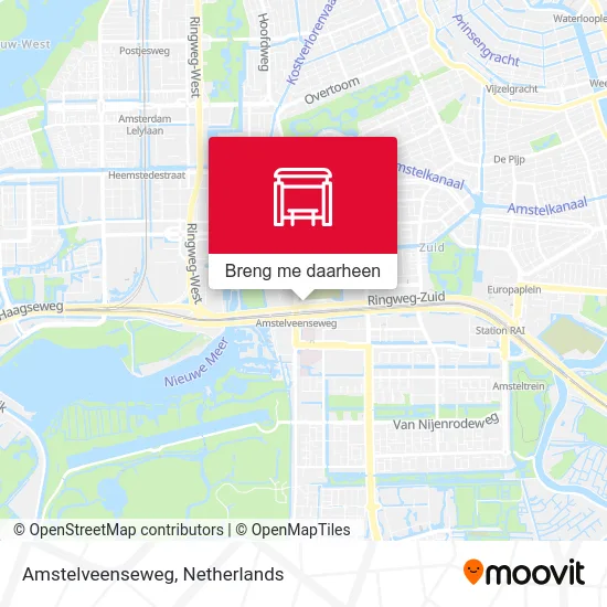 Amstelveenseweg kaart