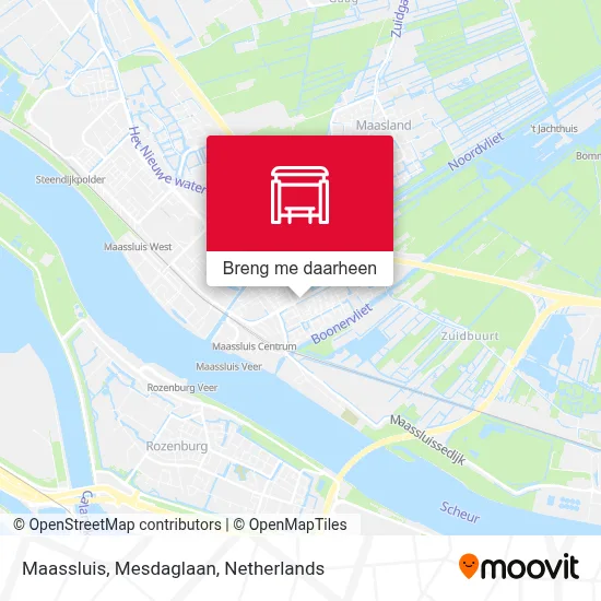 Maassluis, Mesdaglaan kaart