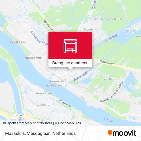 Maassluis, Mesdaglaan kaart