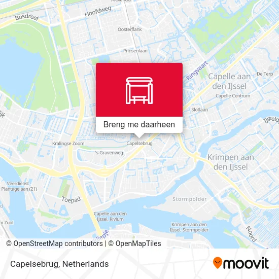 Capelsebrug kaart