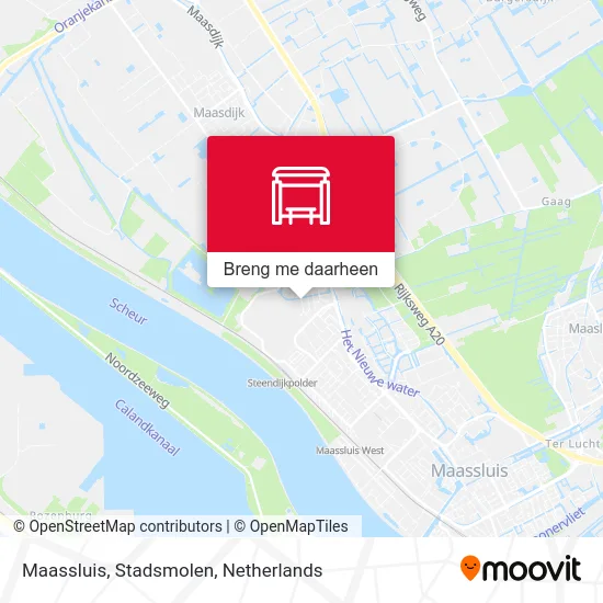 Maassluis, Stadsmolen kaart