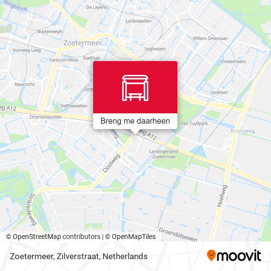 Zoetermeer, Zilverstraat kaart