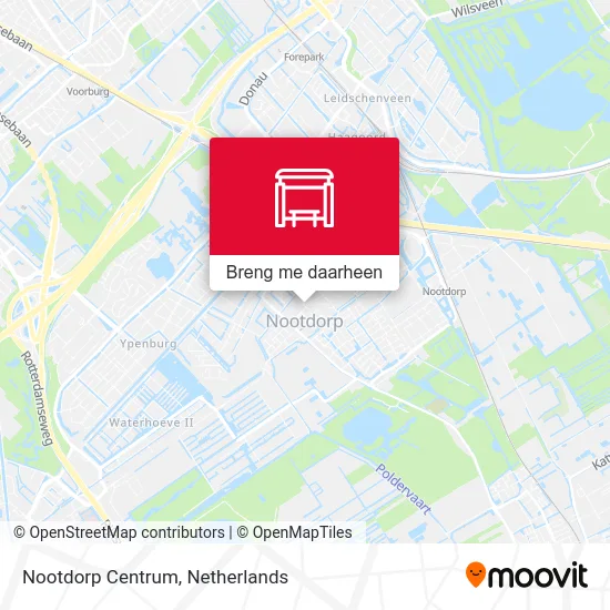 Nootdorp Centrum kaart