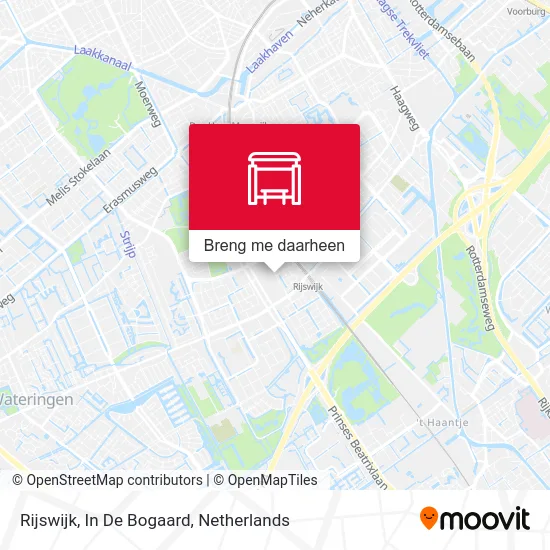 Rijswijk, In De Bogaard kaart