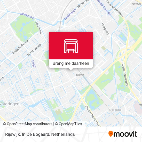 Rijswijk, In De Bogaard kaart