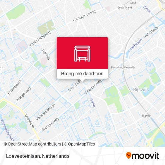 Loevesteinlaan kaart