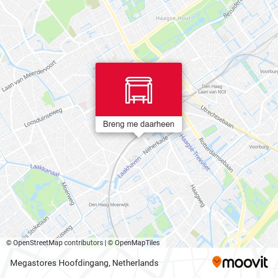 Megastores Hoofdingang kaart