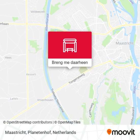 Maastricht, Planetenhof kaart