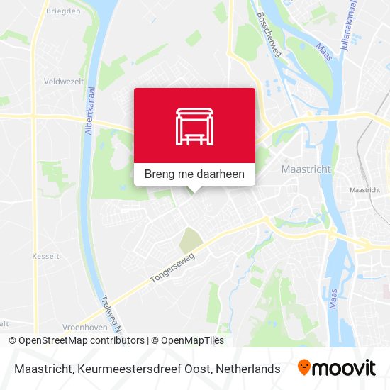 Maastricht, Keurmeestersdreef Oost kaart