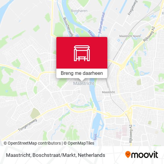 Maastricht, Boschstraat/Markt kaart