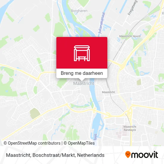 Maastricht, Boschstraat/Markt kaart