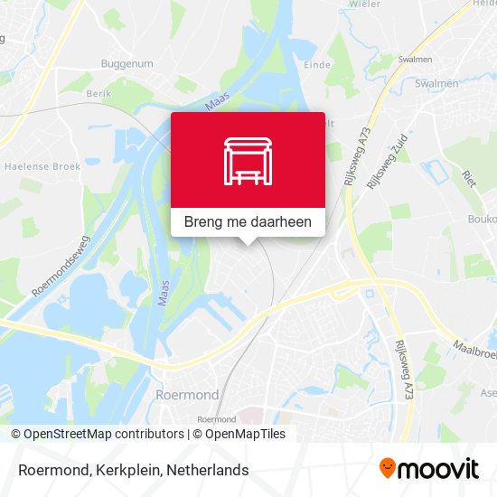 Roermond, Kerkplein kaart