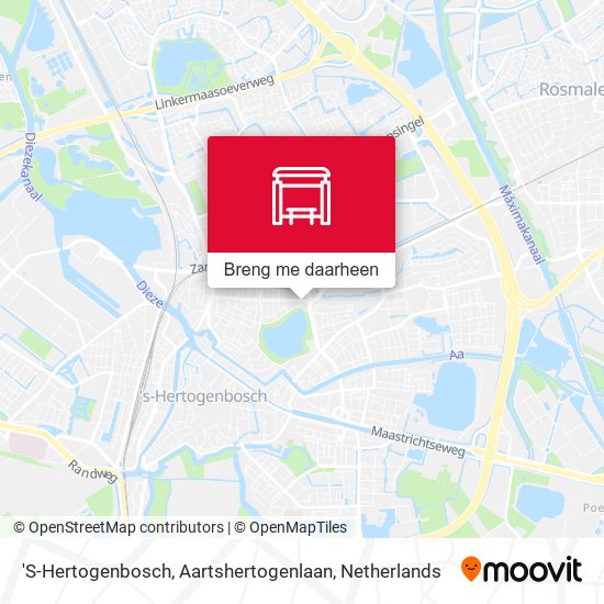'S-Hertogenbosch, Aartshertogenlaan kaart