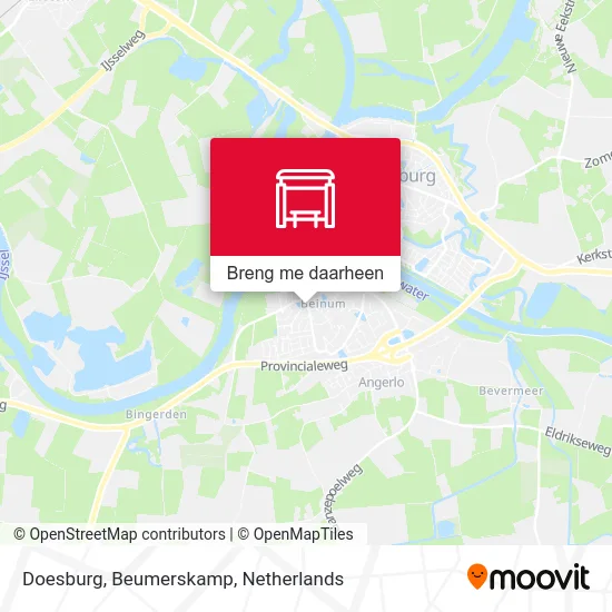 Doesburg, Beumerskamp kaart