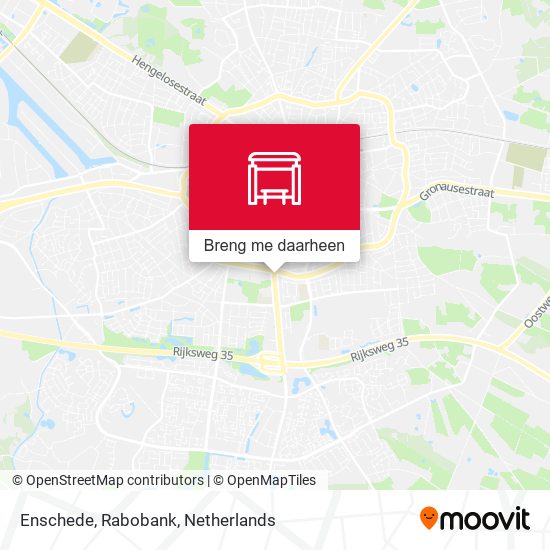 Enschede, Rabobank kaart