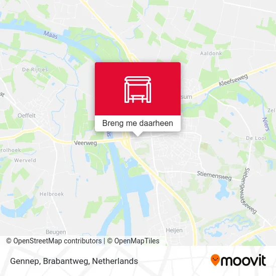 Gennep, Brabantweg kaart