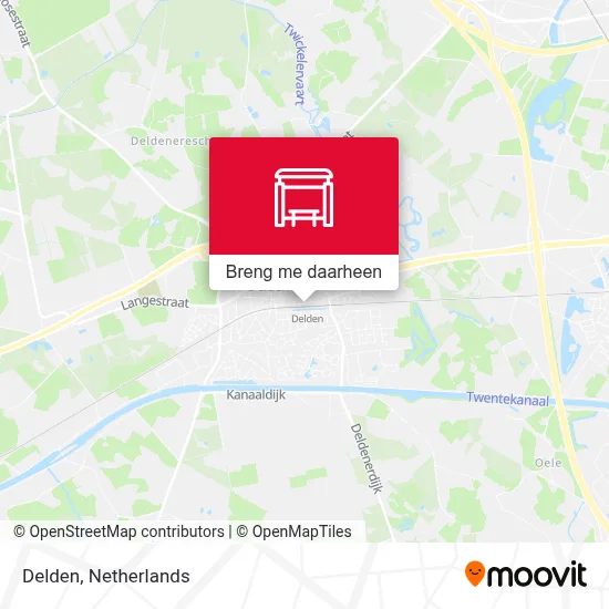 Delden kaart