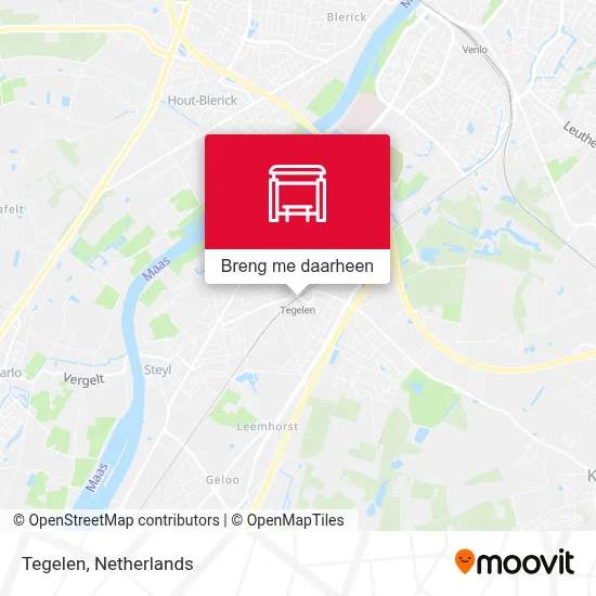 Tegelen kaart