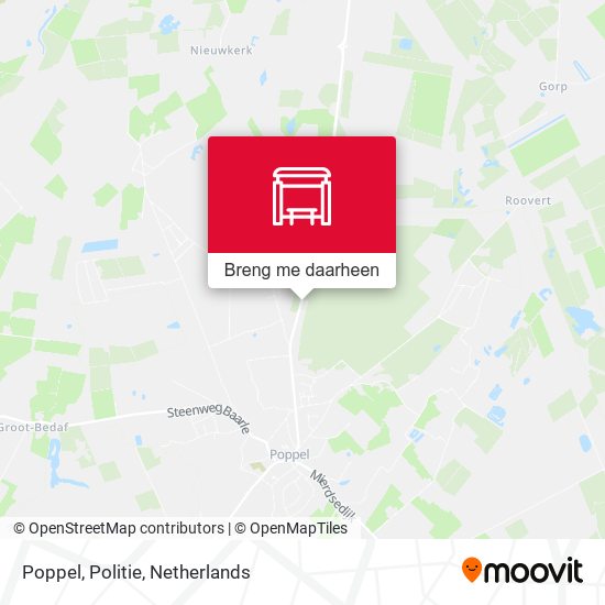 Poppel, Politie kaart