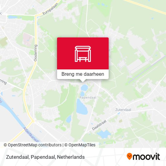 Zutendaal, Papendaal kaart