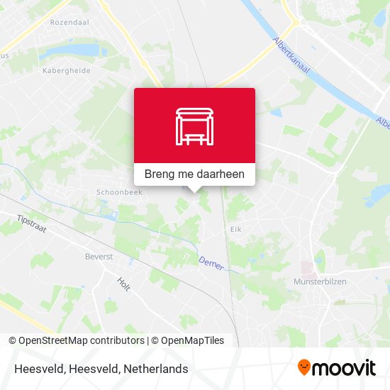 Heesveld, Heesveld kaart