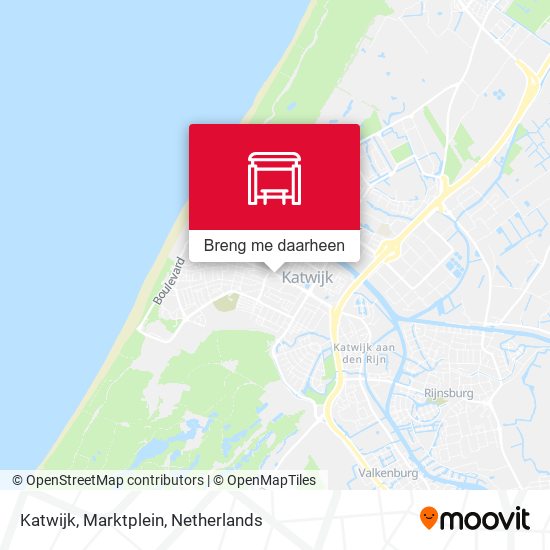 Katwijk, Marktplein kaart