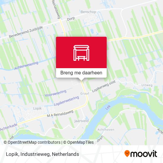 Lopik, Industrieweg kaart