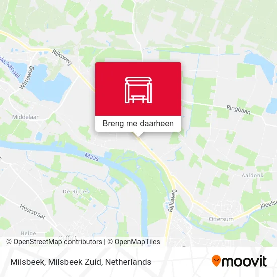 Milsbeek, Milsbeek Zuid kaart