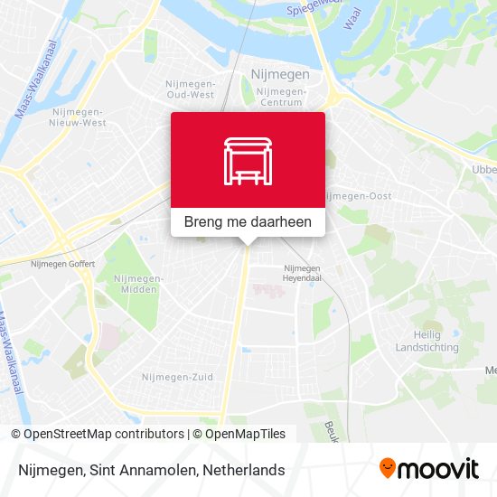 Nijmegen, Sint Annamolen kaart