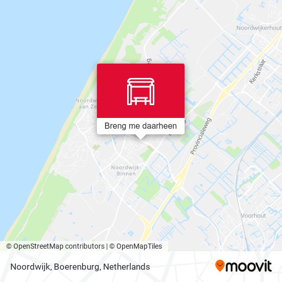 Noordwijk, Boerenburg kaart