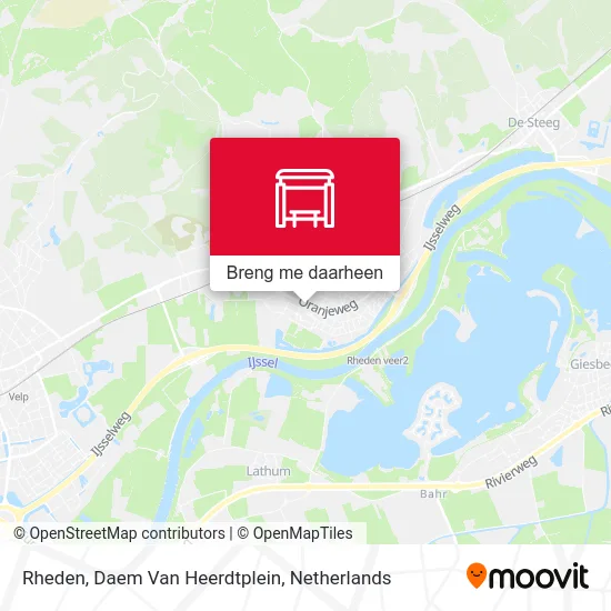 Rheden, Daem Van Heerdtplein kaart